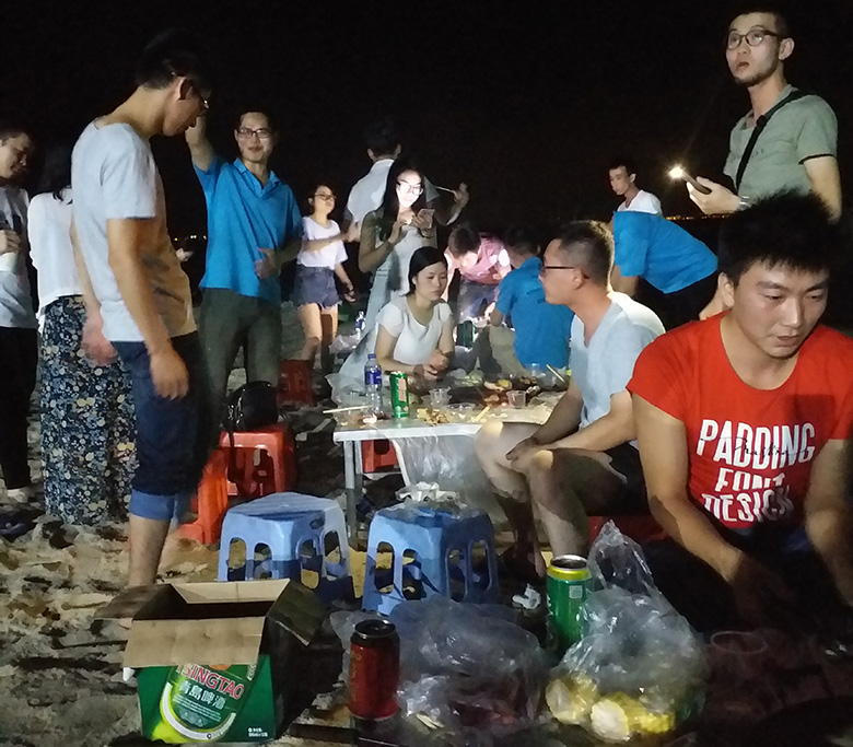 野外拓展，漫游沙滩—记锐天惠州巽寮湾之旅