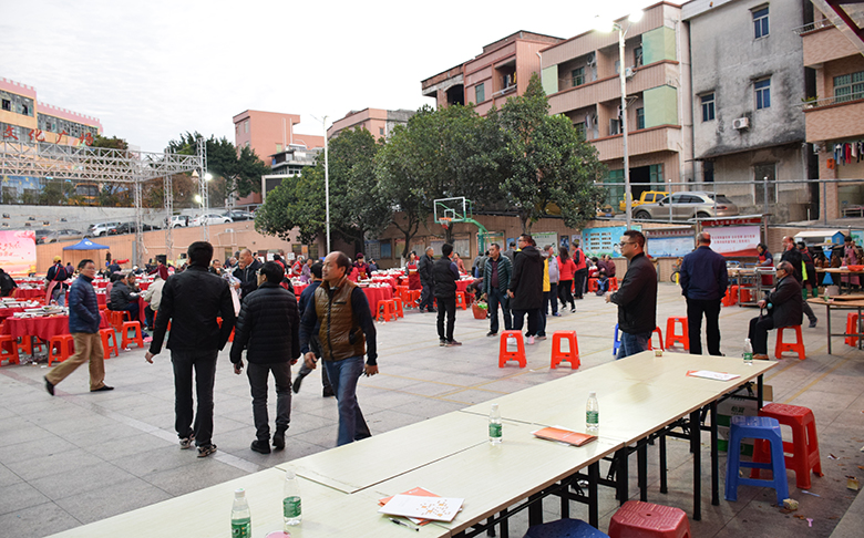 锐天参与上屯第五届老人节活动